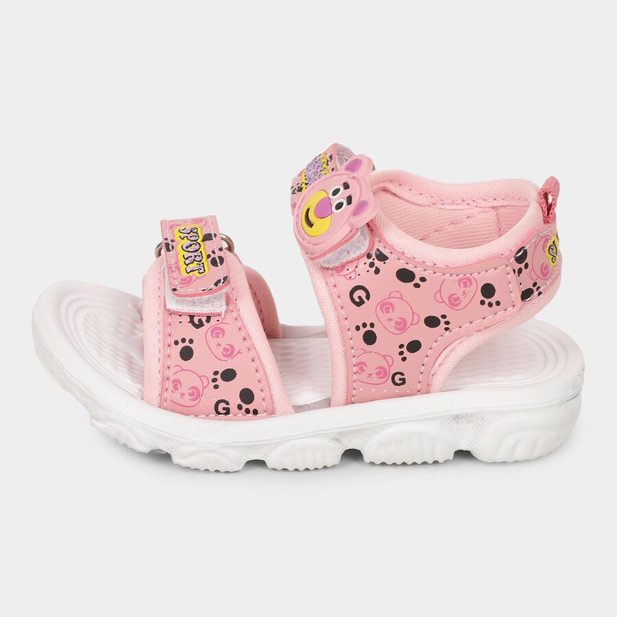 Girls' Sandal, Pink, large image number null