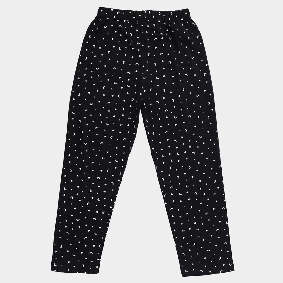 Girls' Pyjama, काला, large