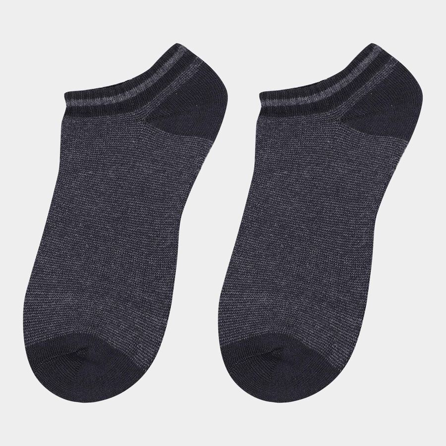 Motif Formal Socks, Navy Blue, large image number null