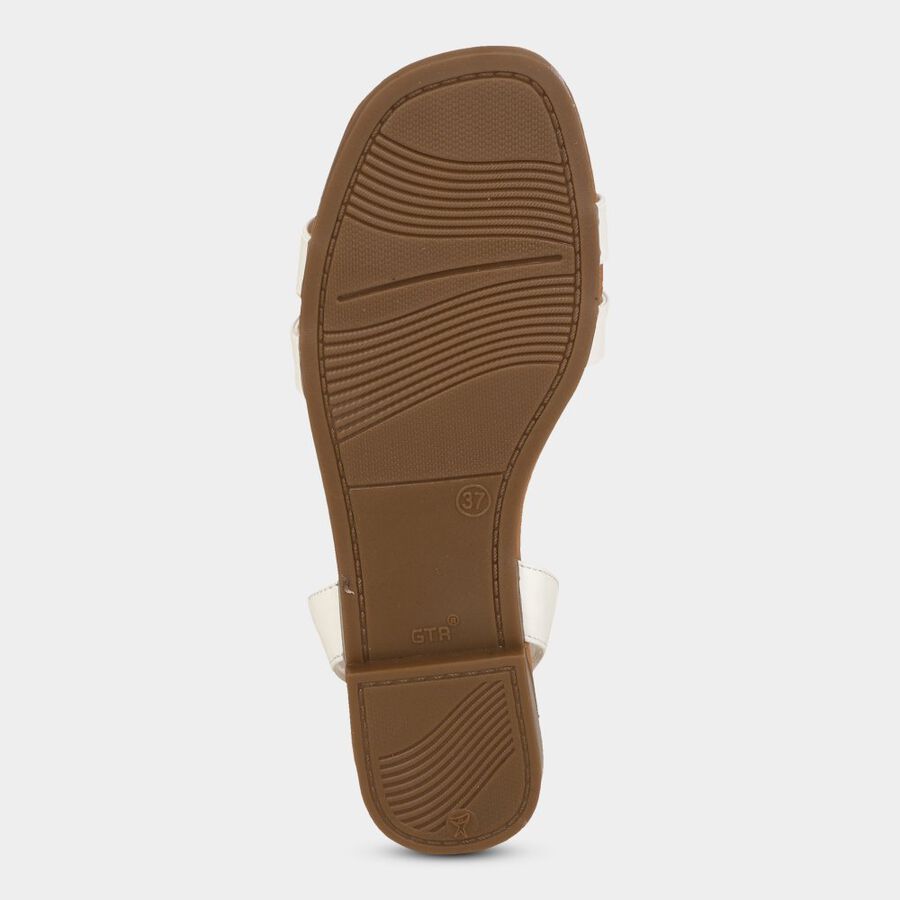 Womens Sandals, सफ़ेद, large image number null