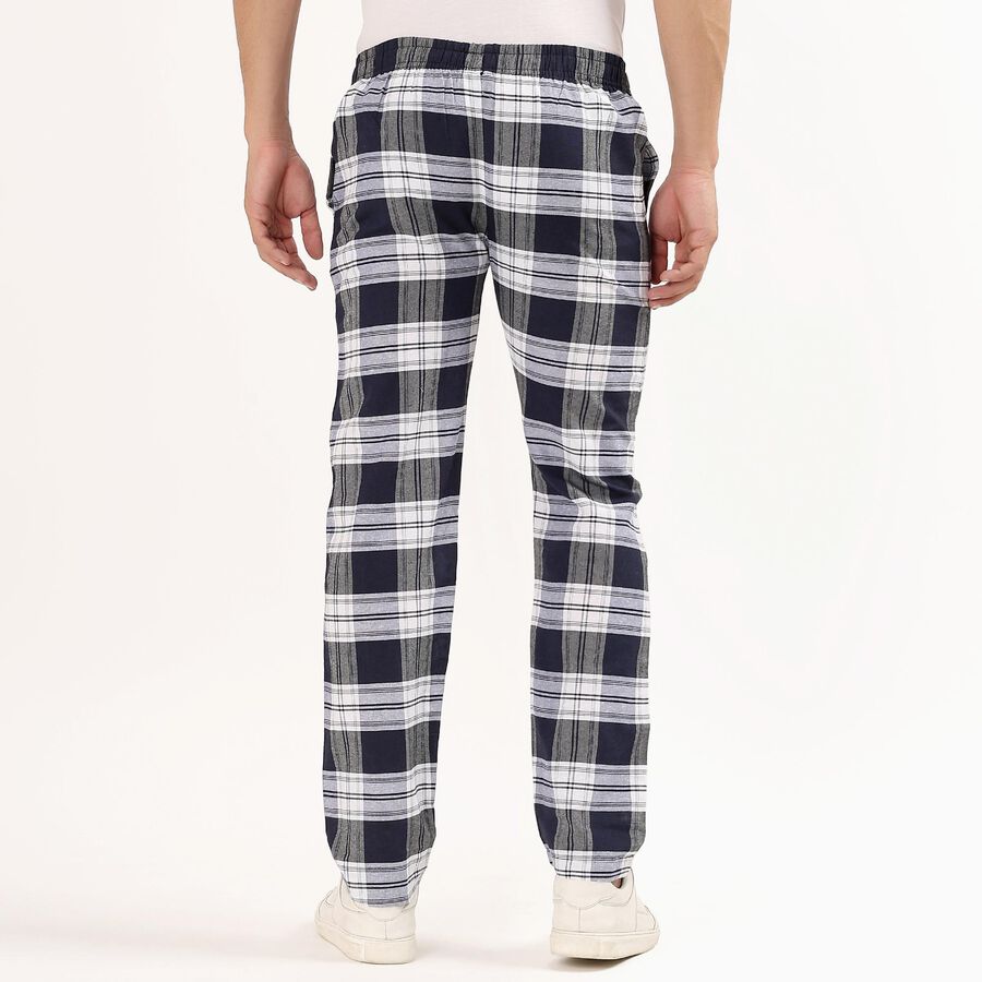 Men's Black Slim Fit Basic Track Pants, नेवी ब्लू, large image number null