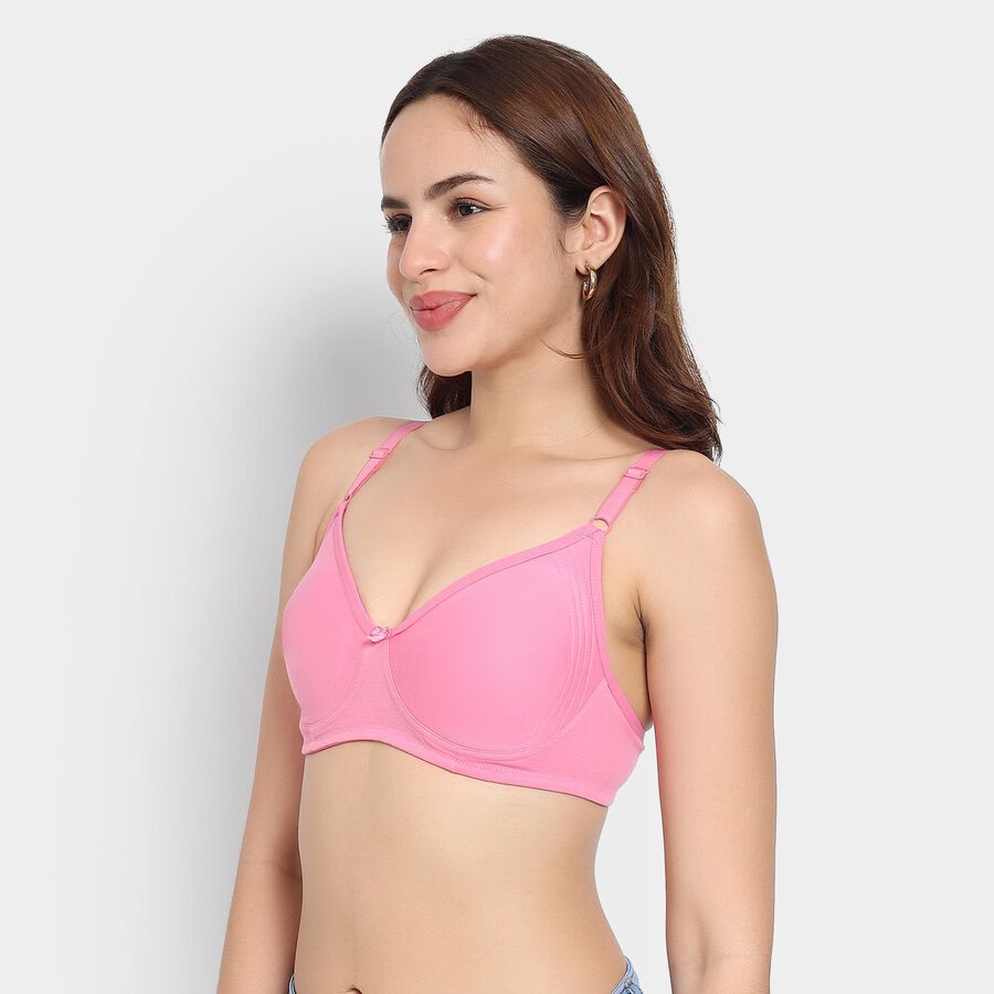 Ladies' Bra, Pink, large image number null
