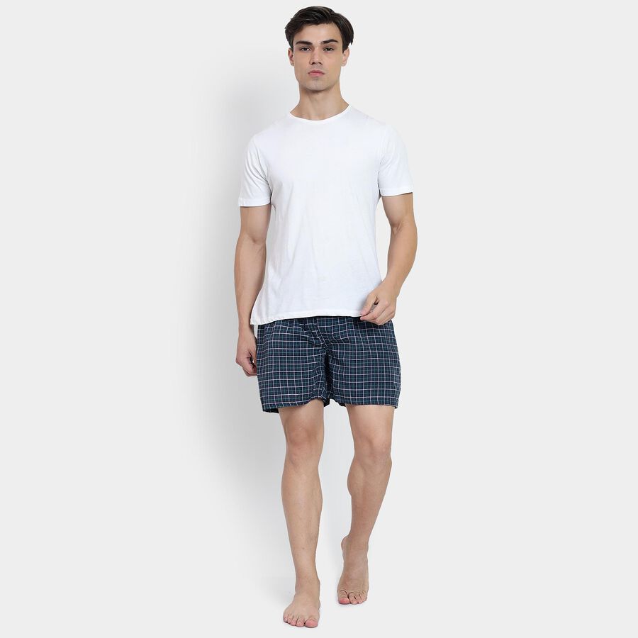 Men's Boxers , Navy Blue, large