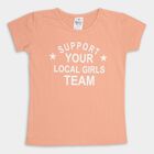 Girls' T-Shirt , पीच, small image number null