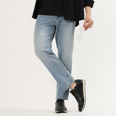 Men's Classic Blue Straight Fit Jeans