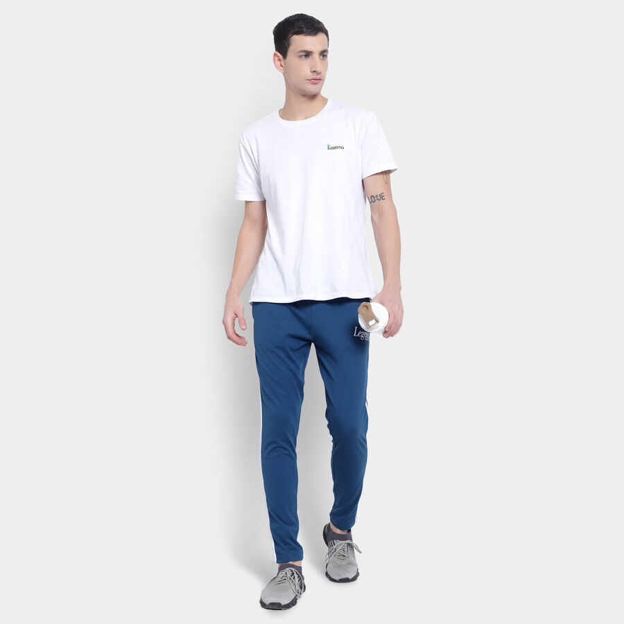 Solid Track Pants, टील ब्लू, large image number null