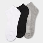 Men's Socks (Pack of 3), Melange Light Grey, small image number null
