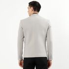 Men's Light Grey Slim Fit Single-Breasted Blazer, हल्का ग्रे, small image number null
