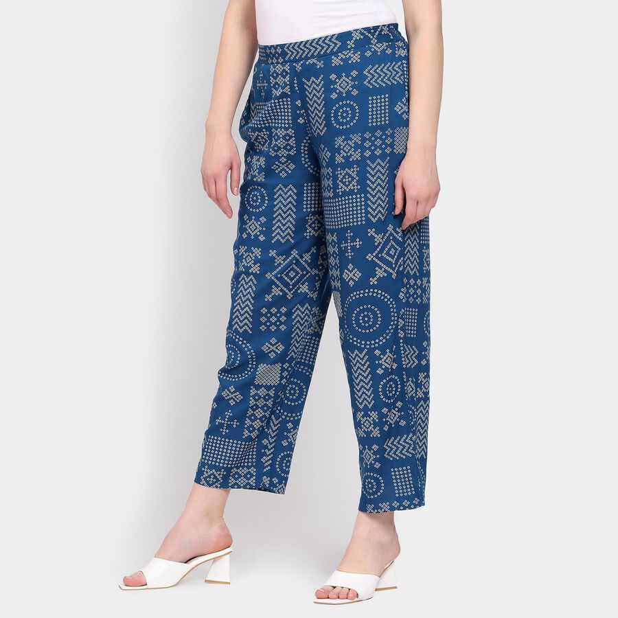 Ladies' Palazzos, Dark Blue, large image number null