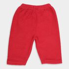 Infants Bright Red Fleece Elastic Waist Pyjama, Maroon, small image number null