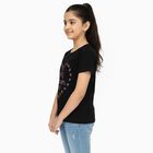 Girls' T-Shirt, काला, small image number null