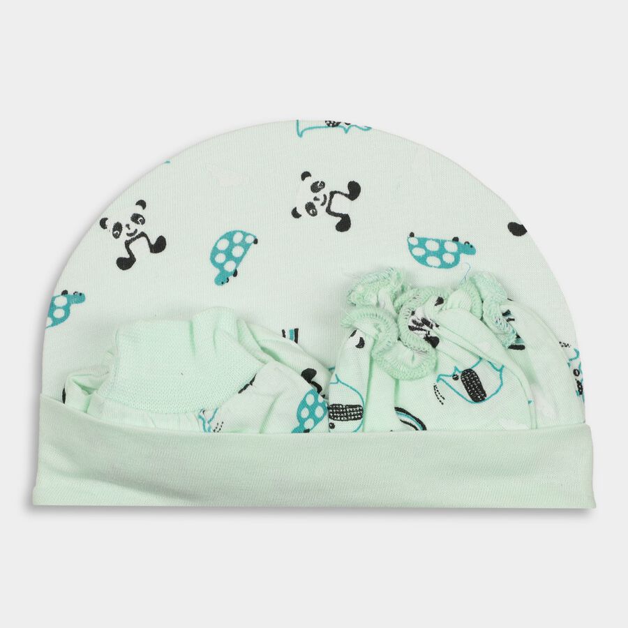 Infants' 100% Cotton Gift Set, Light Green, large image number null