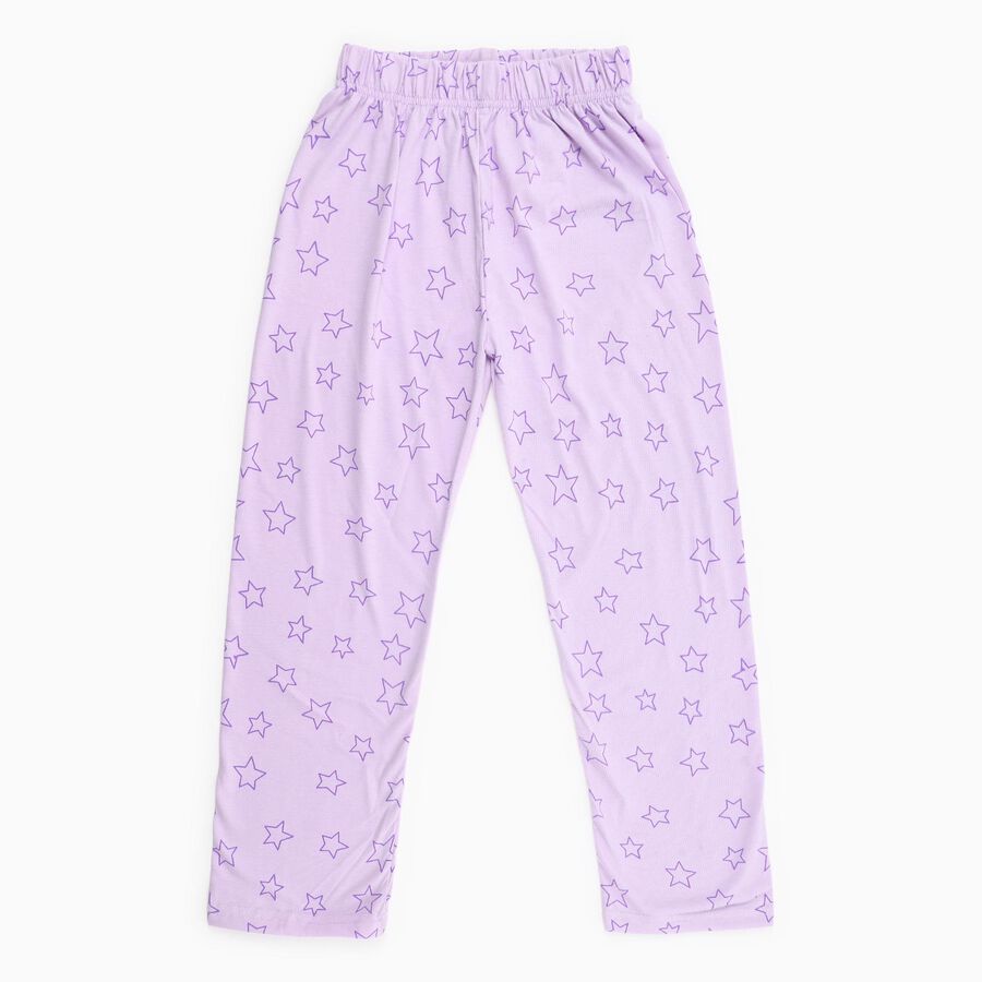 Girls' Pyjama, Lilac, large image number null
