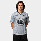 Men's Mid Blue V-Neck Regular Drifit T-Shirt, Mid Blue, small