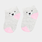 Girls Ankle Length Socks, Pink, small image number null