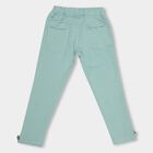Girls' Trousers , Light Green, small