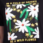 Ladies' Round Neck T-Shirt, काला, small image number null