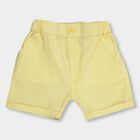 Infants' Half Pant , Yellow, small