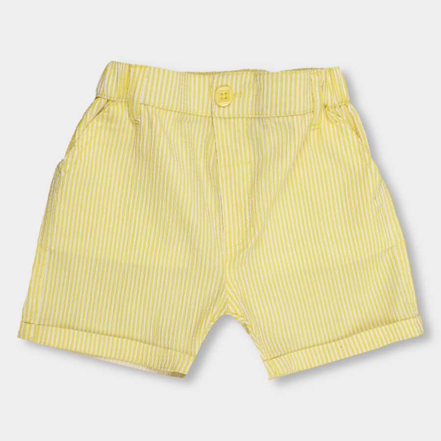 Infants' Half Pant , Yellow, large