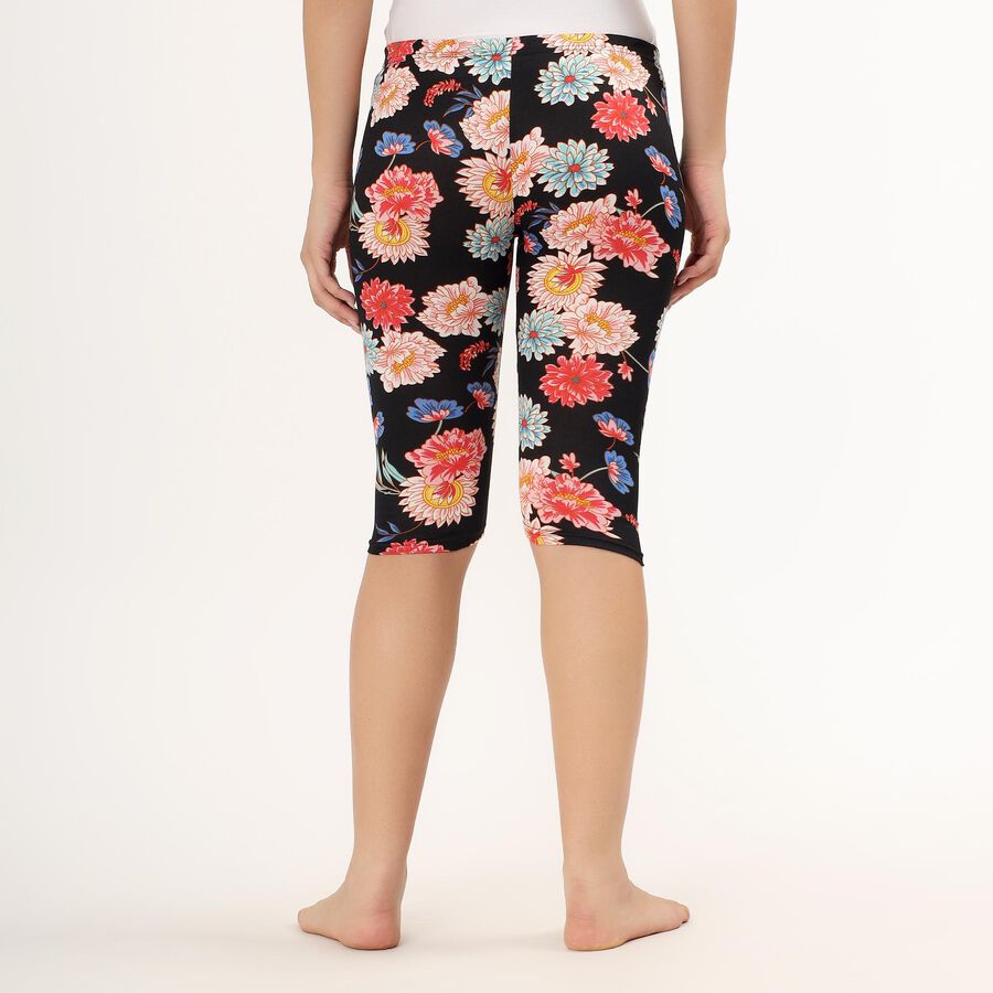 Ladies' Flared Capri , काला, large image number null