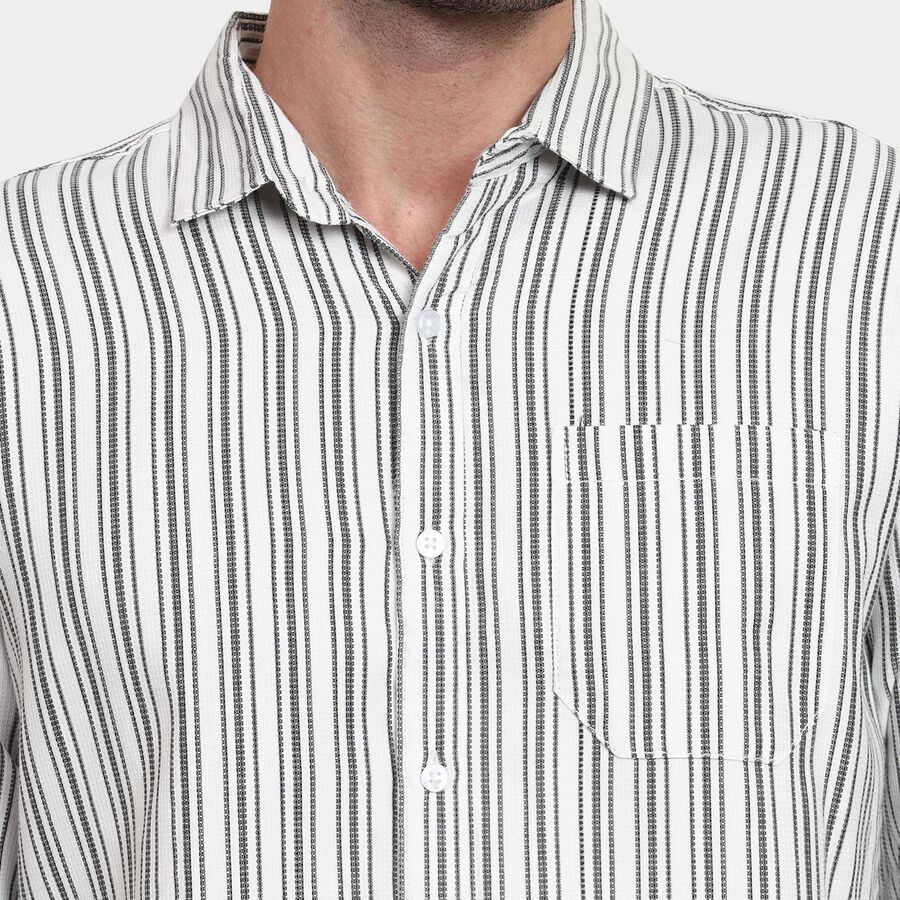Men's Casual Shirt , White, large image number null