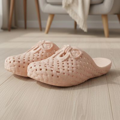 Women's Peach Slip-On Mules Clogs