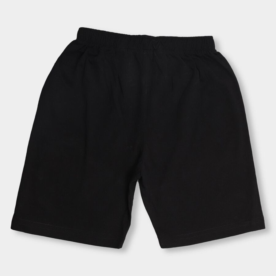 Boys' Basic Bermuda, काला, large image number null