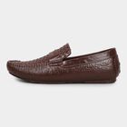 Men's Rich Chocolate Brown Slip-On Casual Loafers, Brown, small image number null