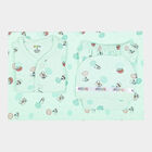 Infants Cotton Printed Baby Gift Set, Light Green, small image number null