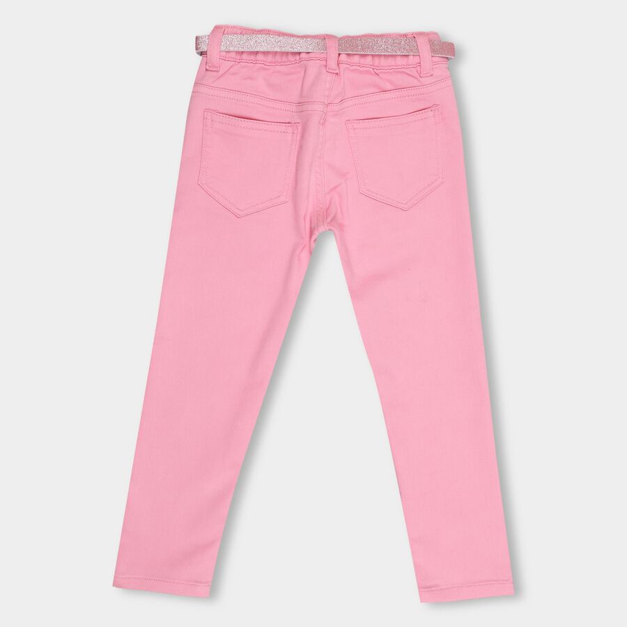 Girls' Jeans, Light Pink, large image number null