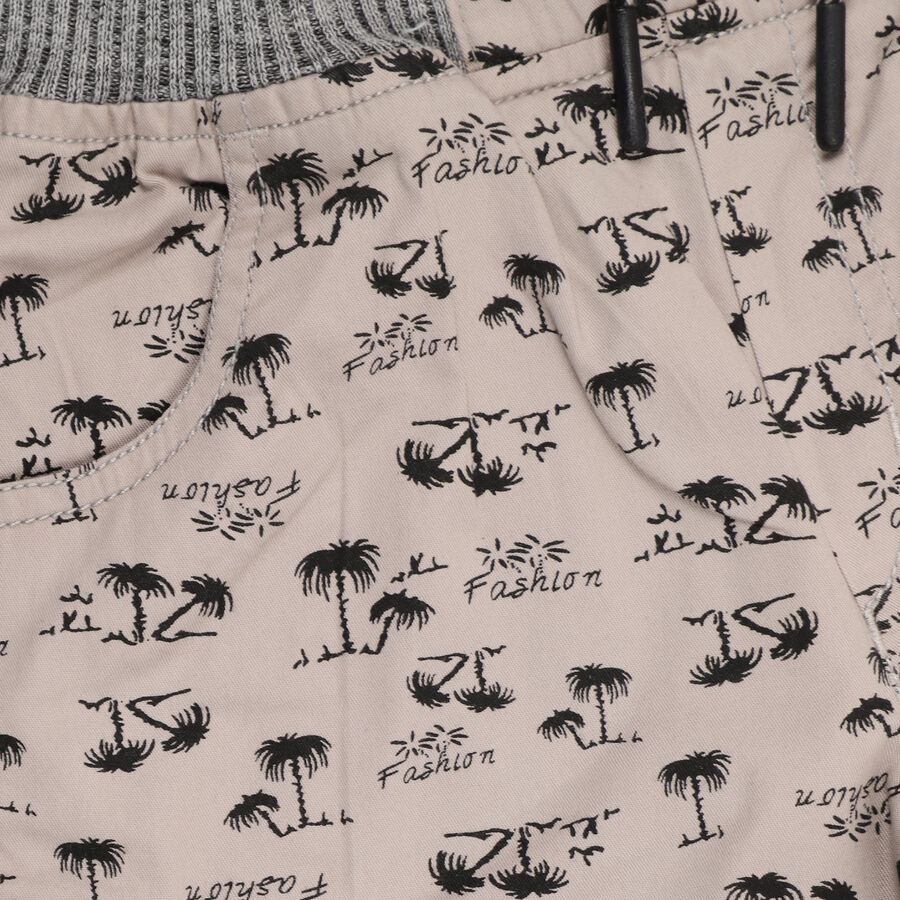 Boys' 100% Cotton Bermudas , हल्का ग्रे, large image number null