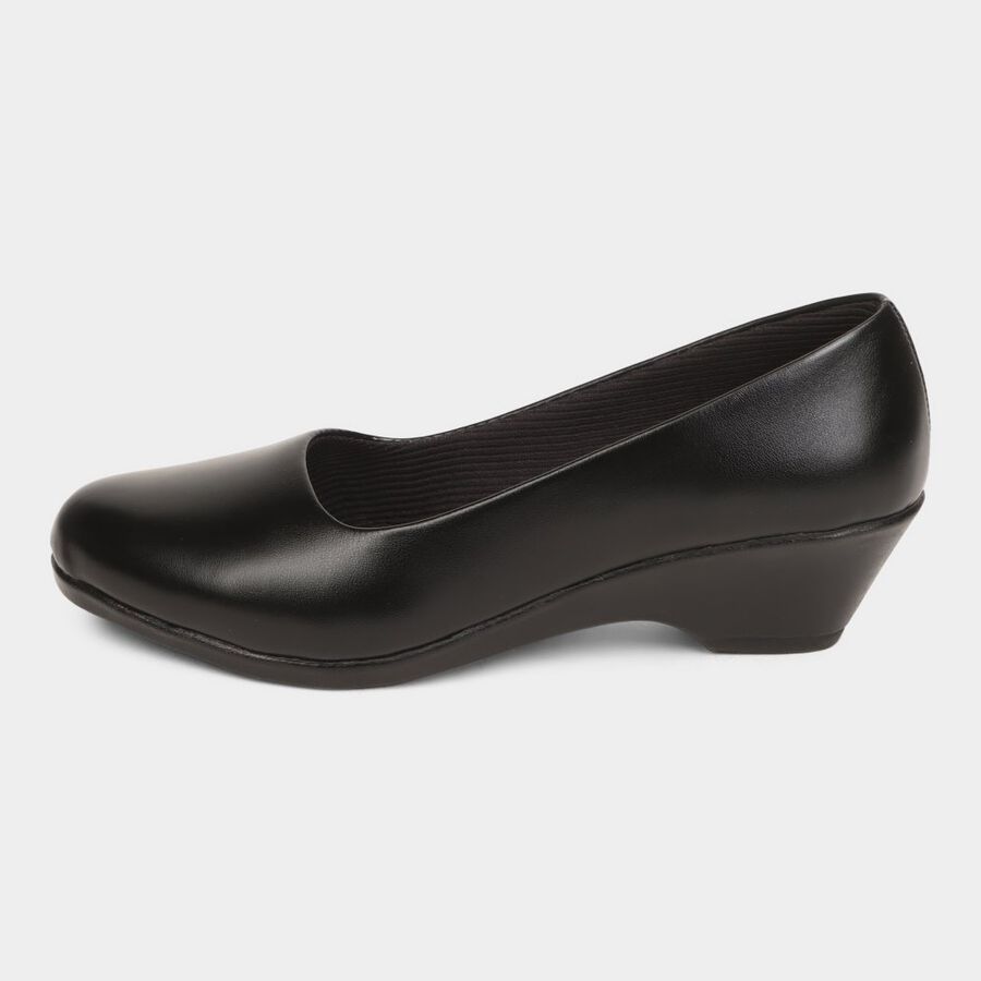 Womens Moulded Casual Shoes, Black, large image number null