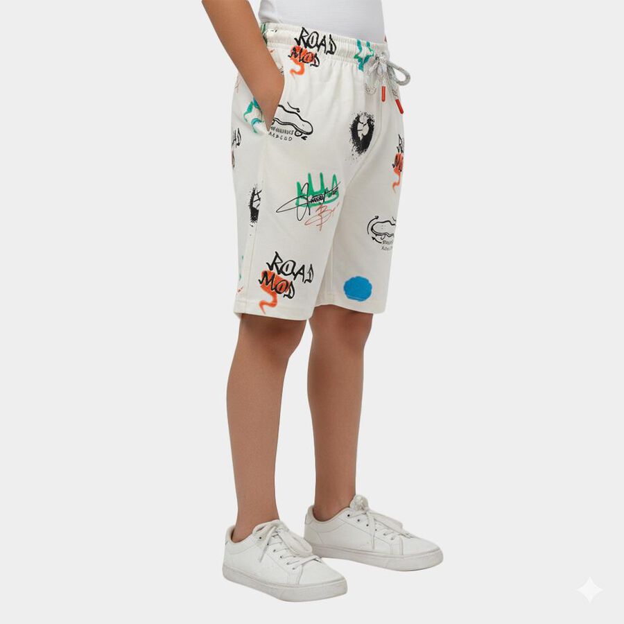 Boys' Bermuda, ऑफ व्हाइट, large