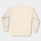 Boys Soft Beige Crew Neck Graphic Printed Sweatshirt, Beige, small image number null