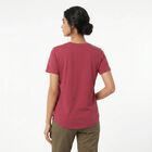Women's Purple Cotton Round Neck Regular T-Shirt, Purple, small