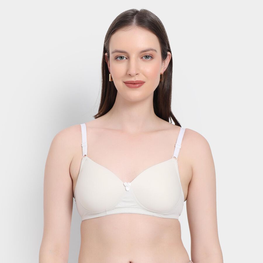Ladies' Bra , Off White, large image number null