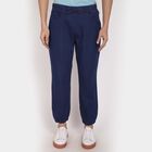 Jogger Fit High Rise Jeans, Mid Blue, small image number null