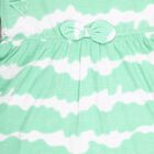 Girl's 100% Cotton Frock, हल्का हरा, small image number null