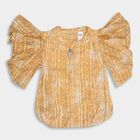 Girls' T-Shirt, पीला, small image number null