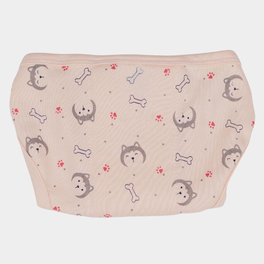 Infants' Peach Printed Langot, पीच, large