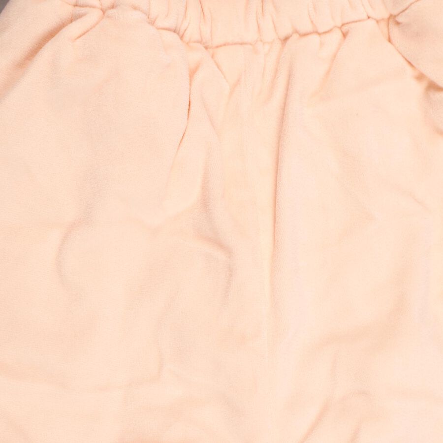 Infants Peach Collared Casual Style Jump Suit, Peach, large image number null