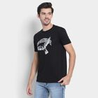 Men's Round Neck Half Sleeves T-Shirt , Black, small image number null