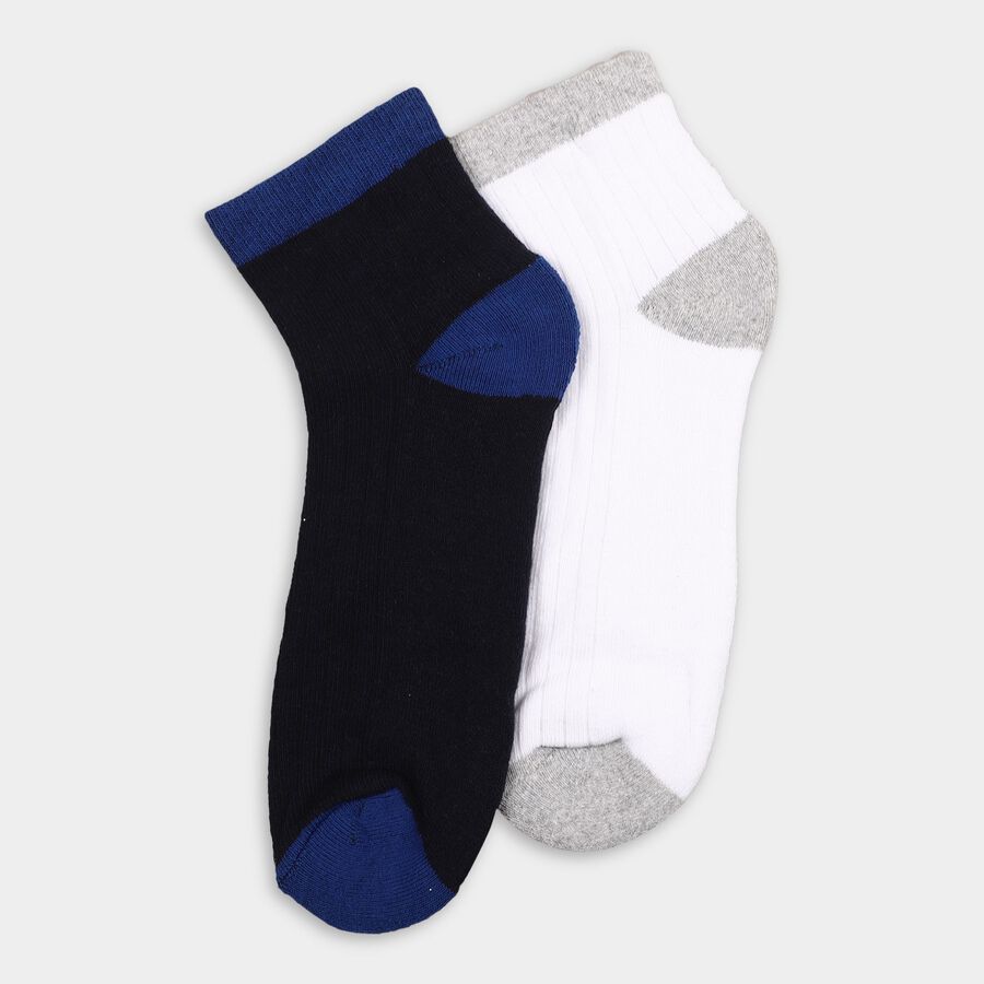 Men's Socks (Pack of 2), सफ़ेद, large