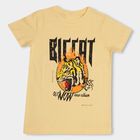 Boys' 100% Cotton Half Sleeves T-Shirt, Yellow, small image number null