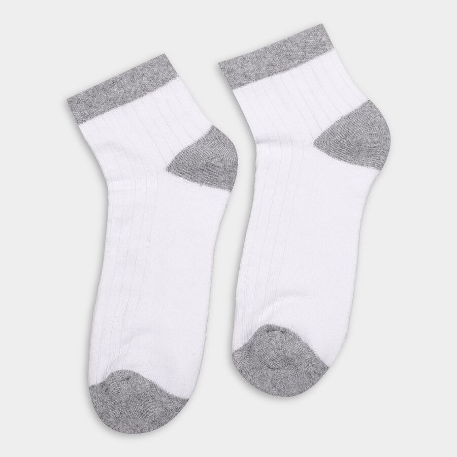 Men's Socks (Pack of 3), Black, large