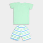 Boys' Cotton Knit Baba Suit, Light Green, small image number null