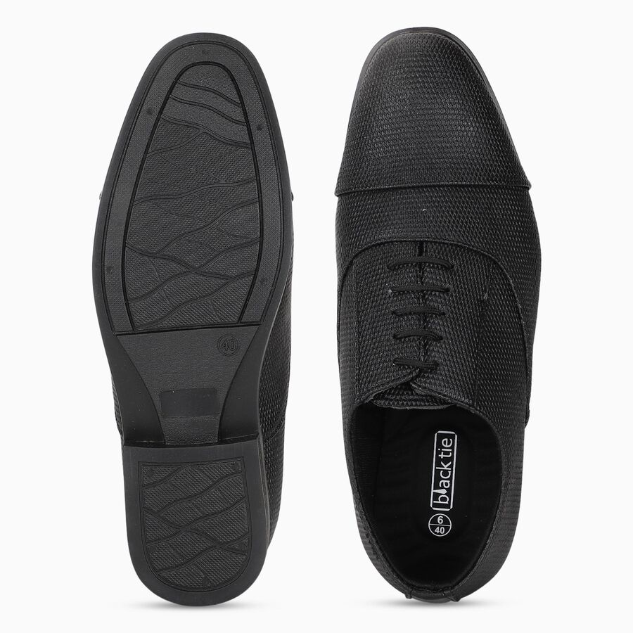 Men's Formal Shoes, काला, large