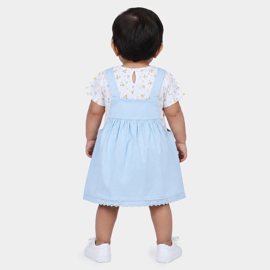 Infants' Top Skirt, Light Blue, large
