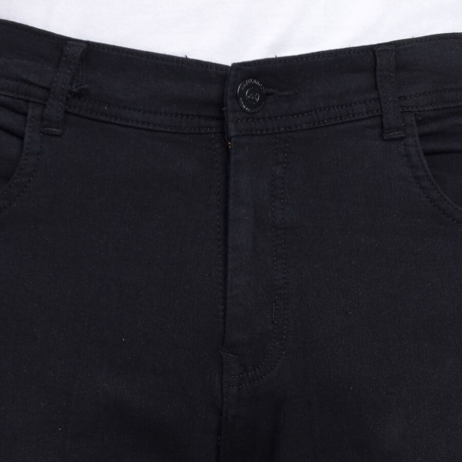 Men's Slim Fit Jeans, Black, large image number null