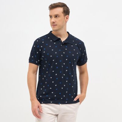 Men's Collared Half Sleeves T-Shirt 